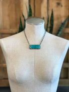 The Bromley Necklace, 1-Necklaces-Calli Co., Turquoise and Silver Jewelry, Native American Handmade, Zuni Tribe, Navajo Tribe, Brock Texas