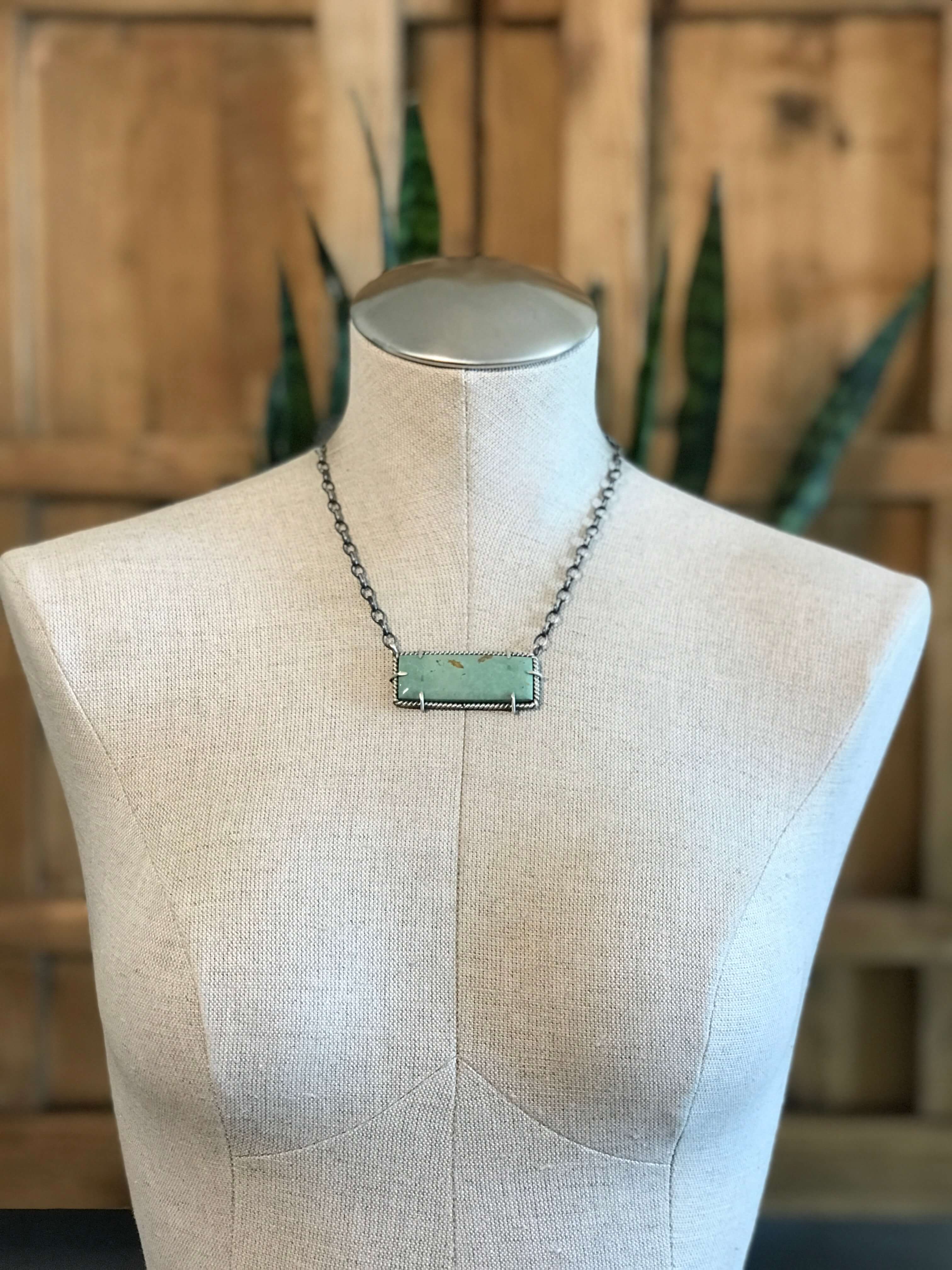 The Bromley Necklace, 2-Necklaces-Calli Co., Turquoise and Silver Jewelry, Native American Handmade, Zuni Tribe, Navajo Tribe, Brock Texas