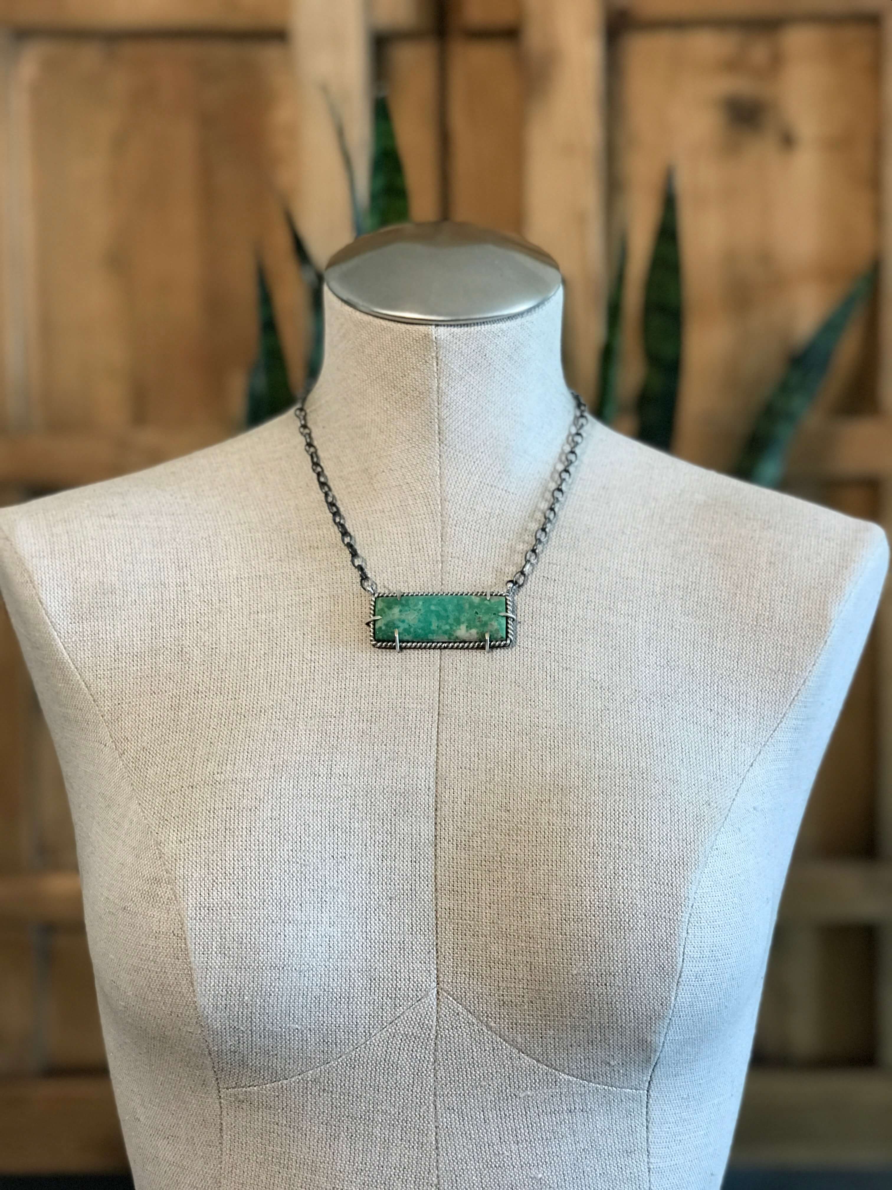 The Bromley Necklace, 5-Necklaces-Calli Co., Turquoise and Silver Jewelry, Native American Handmade, Zuni Tribe, Navajo Tribe, Brock Texas