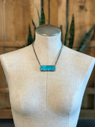 The Bromley Necklace, 10-Necklaces-Calli Co., Turquoise and Silver Jewelry, Native American Handmade, Zuni Tribe, Navajo Tribe, Brock Texas