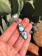 The Betsy Pendant, 3-Pendants-Calli Co., Turquoise and Silver Jewelry, Native American Handmade, Zuni Tribe, Navajo Tribe, Brock Texas