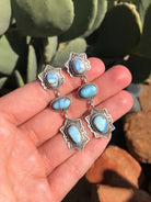 The Madrid Earrings-Earrings-Calli Co., Turquoise and Silver Jewelry, Native American Handmade, Zuni Tribe, Navajo Tribe, Brock Texas