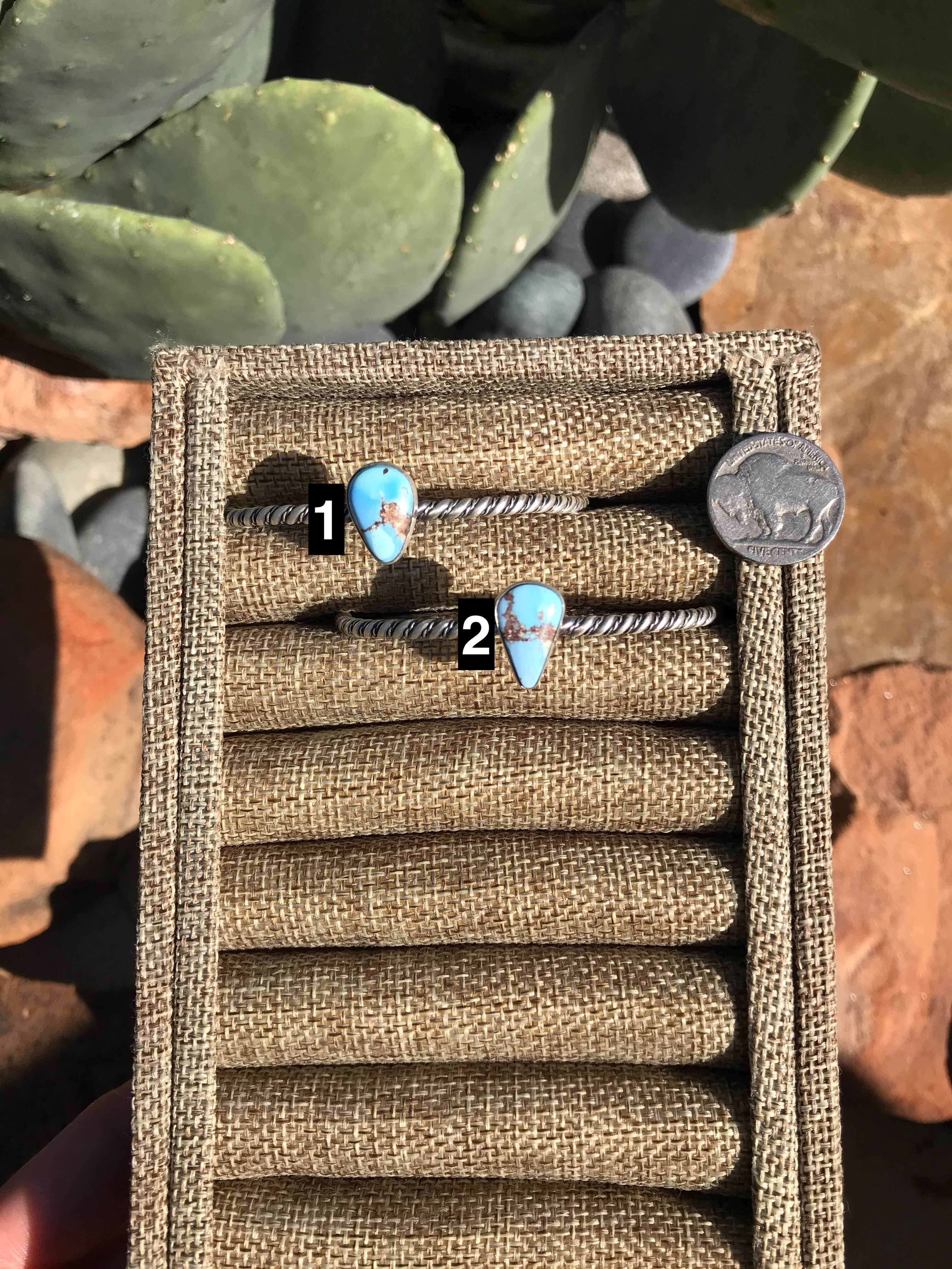 The Kentstown Cuffs-Bracelets & Cuffs-Calli Co., Turquoise and Silver Jewelry, Native American Handmade, Zuni Tribe, Navajo Tribe, Brock Texas