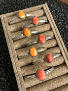 The Pennichaw Spiny Cuffs-Bracelets & Cuffs-Calli Co., Turquoise and Silver Jewelry, Native American Handmade, Zuni Tribe, Navajo Tribe, Brock Texas