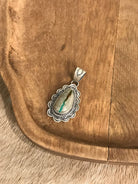 The Sycamore Turquoise Pendant, 3-Pendants-Calli Co., Turquoise and Silver Jewelry, Native American Handmade, Zuni Tribe, Navajo Tribe, Brock Texas