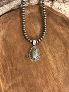 The Sycamore Turquoise Pendant, 3-Pendants-Calli Co., Turquoise and Silver Jewelry, Native American Handmade, Zuni Tribe, Navajo Tribe, Brock Texas