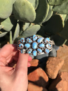 The Carolina Cuff-Bracelets & Cuffs-Calli Co., Turquoise and Silver Jewelry, Native American Handmade, Zuni Tribe, Navajo Tribe, Brock Texas