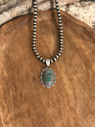 The Sycamore Turquoise Pendant, 4-Pendants-Calli Co., Turquoise and Silver Jewelry, Native American Handmade, Zuni Tribe, Navajo Tribe, Brock Texas
