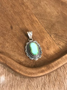 The Sycamore Turquoise Pendant, 5-Pendants-Calli Co., Turquoise and Silver Jewelry, Native American Handmade, Zuni Tribe, Navajo Tribe, Brock Texas