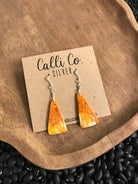 The Okena Spiny Earrings xx-Earrings-Calli Co., Turquoise and Silver Jewelry, Native American Handmade, Zuni Tribe, Navajo Tribe, Brock Texas