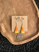 The Okena Spiny Earrings xx-Earrings-Calli Co., Turquoise and Silver Jewelry, Native American Handmade, Zuni Tribe, Navajo Tribe, Brock Texas