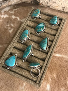 The Quinby Adjustable Rings-Rings-Calli Co., Turquoise and Silver Jewelry, Native American Handmade, Zuni Tribe, Navajo Tribe, Brock Texas