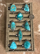 The Quinby Adjustable Rings-Rings-Calli Co., Turquoise and Silver Jewelry, Native American Handmade, Zuni Tribe, Navajo Tribe, Brock Texas