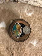 The Tishomingo Turquoise Adjustable Ring, 3-Rings-Calli Co., Turquoise and Silver Jewelry, Native American Handmade, Zuni Tribe, Navajo Tribe, Brock Texas
