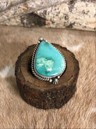 The Tishomingo Turquoise Adjustable Ring, 4-Rings-Calli Co., Turquoise and Silver Jewelry, Native American Handmade, Zuni Tribe, Navajo Tribe, Brock Texas