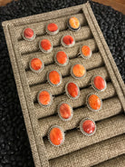 The Jacie Rings-Rings-Calli Co., Turquoise and Silver Jewelry, Native American Handmade, Zuni Tribe, Navajo Tribe, Brock Texas