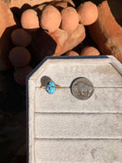 The London 14k and Turquoise Ring 21, Sz 8-Rings-Calli Co., Turquoise and Silver Jewelry, Native American Handmade, Zuni Tribe, Navajo Tribe, Brock Texas