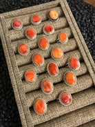 The Jacie Rings-Rings-Calli Co., Turquoise and Silver Jewelry, Native American Handmade, Zuni Tribe, Navajo Tribe, Brock Texas