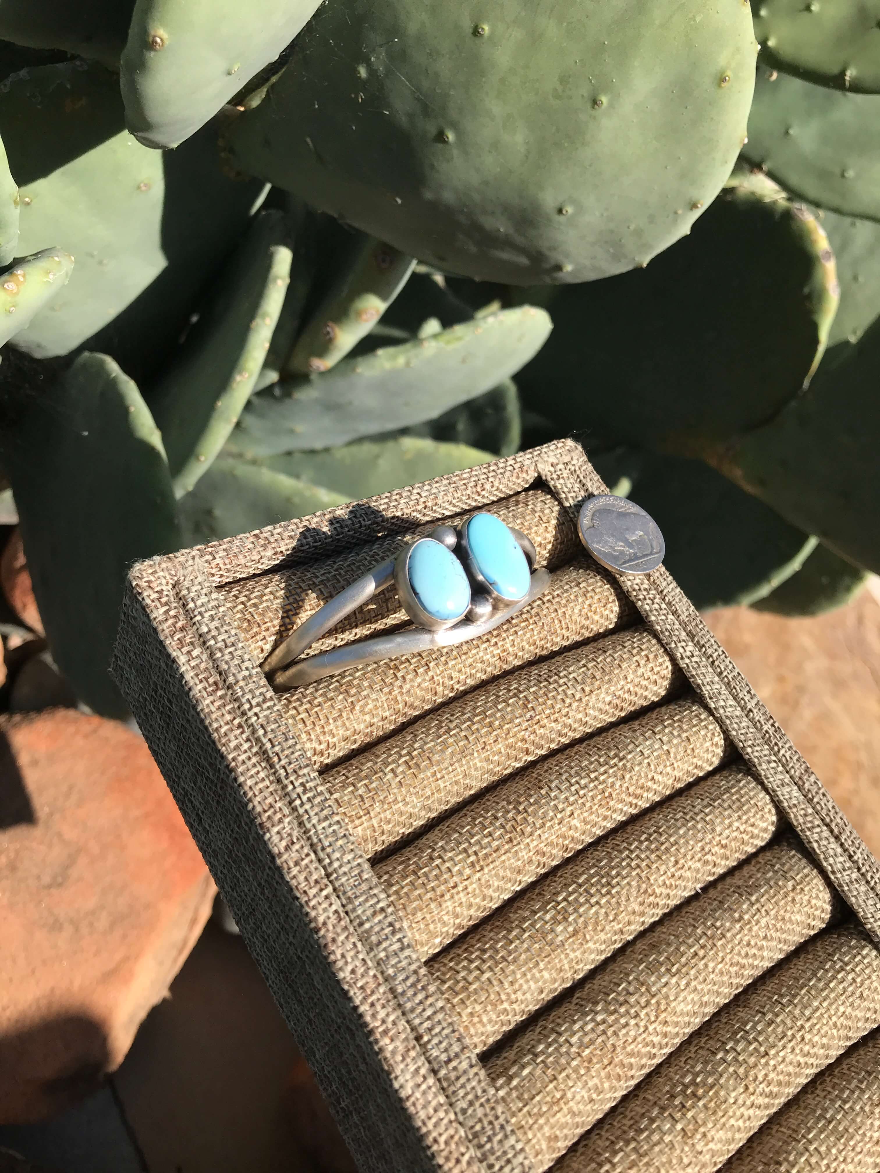 The Rockdale Cuffxx-Bracelets & Cuffs-Calli Co., Turquoise and Silver Jewelry, Native American Handmade, Zuni Tribe, Navajo Tribe, Brock Texas