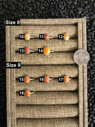 The Loni Rings-Rings-Calli Co., Turquoise and Silver Jewelry, Native American Handmade, Zuni Tribe, Navajo Tribe, Brock Texas