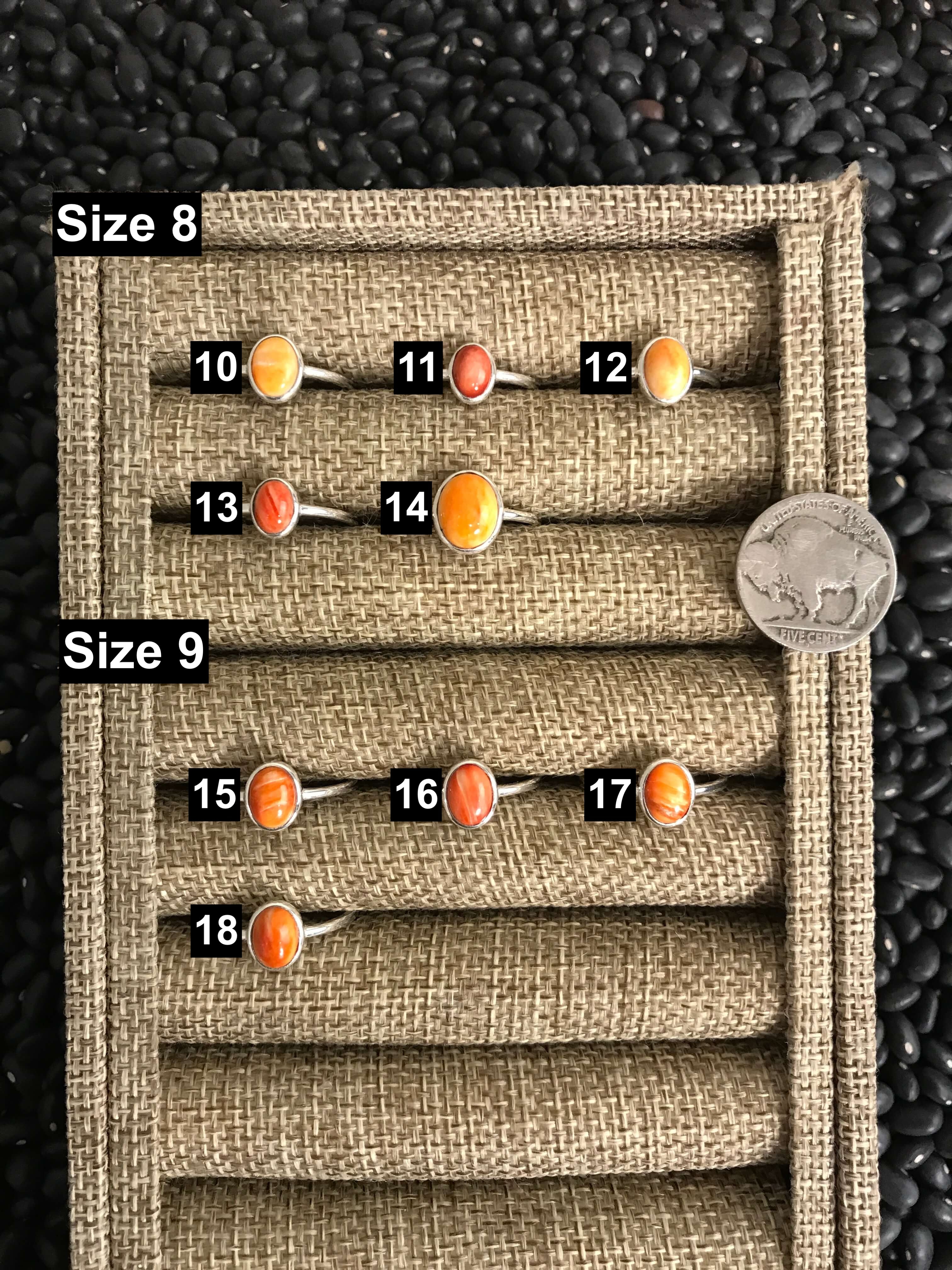 The Loni Rings-Rings-Calli Co., Turquoise and Silver Jewelry, Native American Handmade, Zuni Tribe, Navajo Tribe, Brock Texas