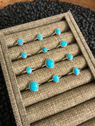 The Topo Rings-Rings-Calli Co., Turquoise and Silver Jewelry, Native American Handmade, Zuni Tribe, Navajo Tribe, Brock Texas