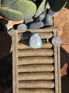 The Claydon Cuff-Bracelets & Cuffs-Calli Co., Turquoise and Silver Jewelry, Native American Handmade, Zuni Tribe, Navajo Tribe, Brock Texas