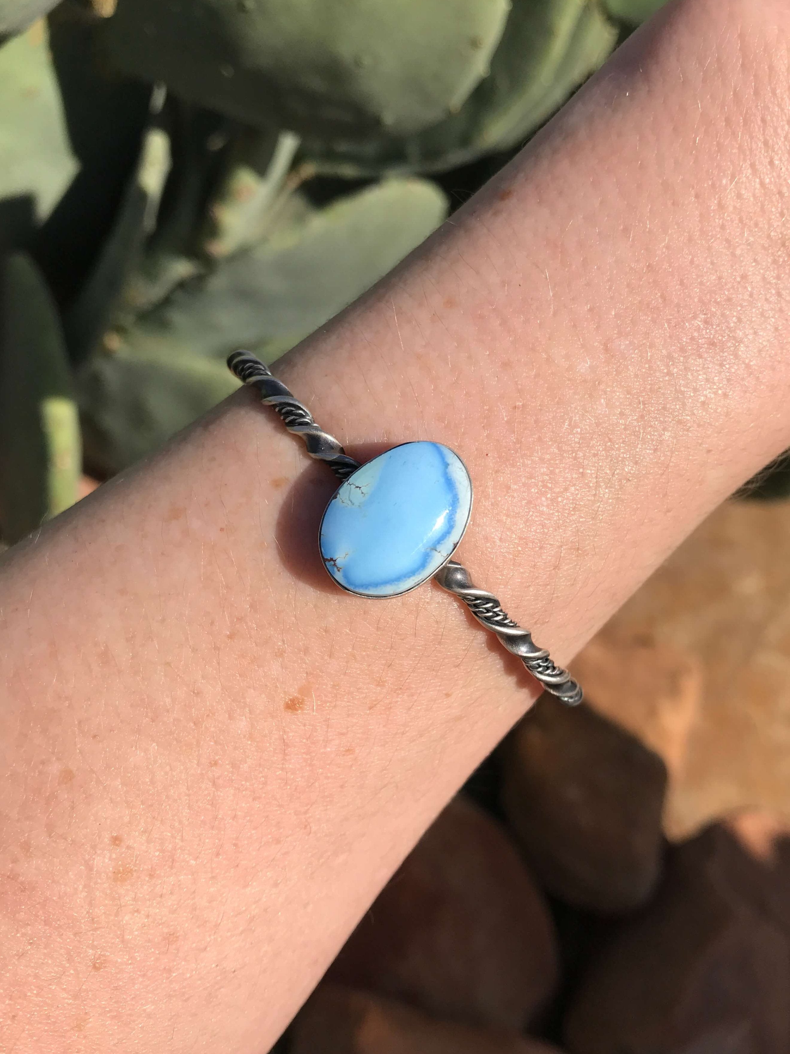 The Winfield Cuff-Bracelets & Cuffs-Calli Co., Turquoise and Silver Jewelry, Native American Handmade, Zuni Tribe, Navajo Tribe, Brock Texas