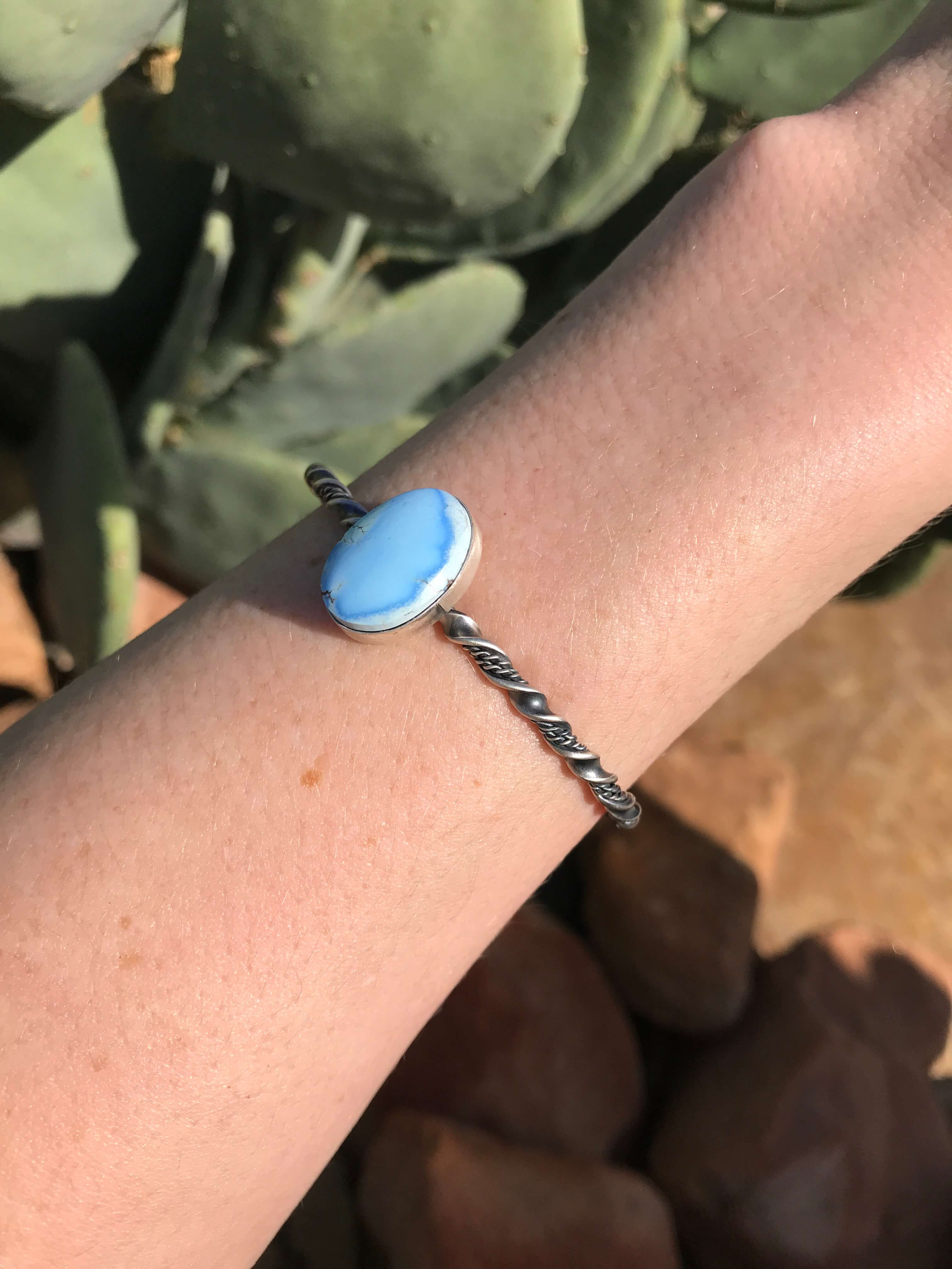 The Winfield Cuff-Bracelets & Cuffs-Calli Co., Turquoise and Silver Jewelry, Native American Handmade, Zuni Tribe, Navajo Tribe, Brock Texas