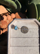 The London 14k and Turquoise Ring 23, Sz 8-Rings-Calli Co., Turquoise and Silver Jewelry, Native American Handmade, Zuni Tribe, Navajo Tribe, Brock Texas