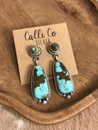 The Glendale Earrings, 8-Earrings-Calli Co., Turquoise and Silver Jewelry, Native American Handmade, Zuni Tribe, Navajo Tribe, Brock Texas