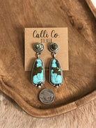 The Glendale Earrings, 8-Earrings-Calli Co., Turquoise and Silver Jewelry, Native American Handmade, Zuni Tribe, Navajo Tribe, Brock Texas