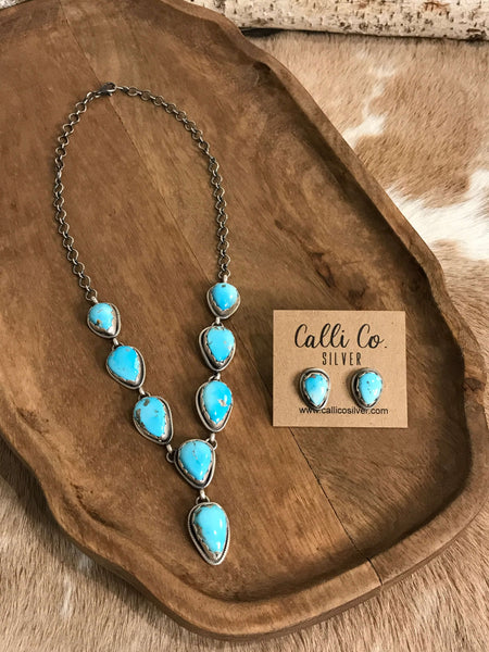 The Hartley Lariat Necklace Set, 4 – Calli Co. Silver