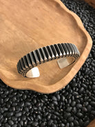 The Snowmass Cuff-Bracelets & Cuffs-Calli Co., Turquoise and Silver Jewelry, Native American Handmade, Zuni Tribe, Navajo Tribe, Brock Texas