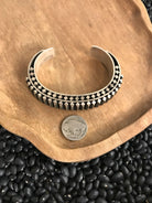 The Snowmass Cuff-Bracelets & Cuffs-Calli Co., Turquoise and Silver Jewelry, Native American Handmade, Zuni Tribe, Navajo Tribe, Brock Texas