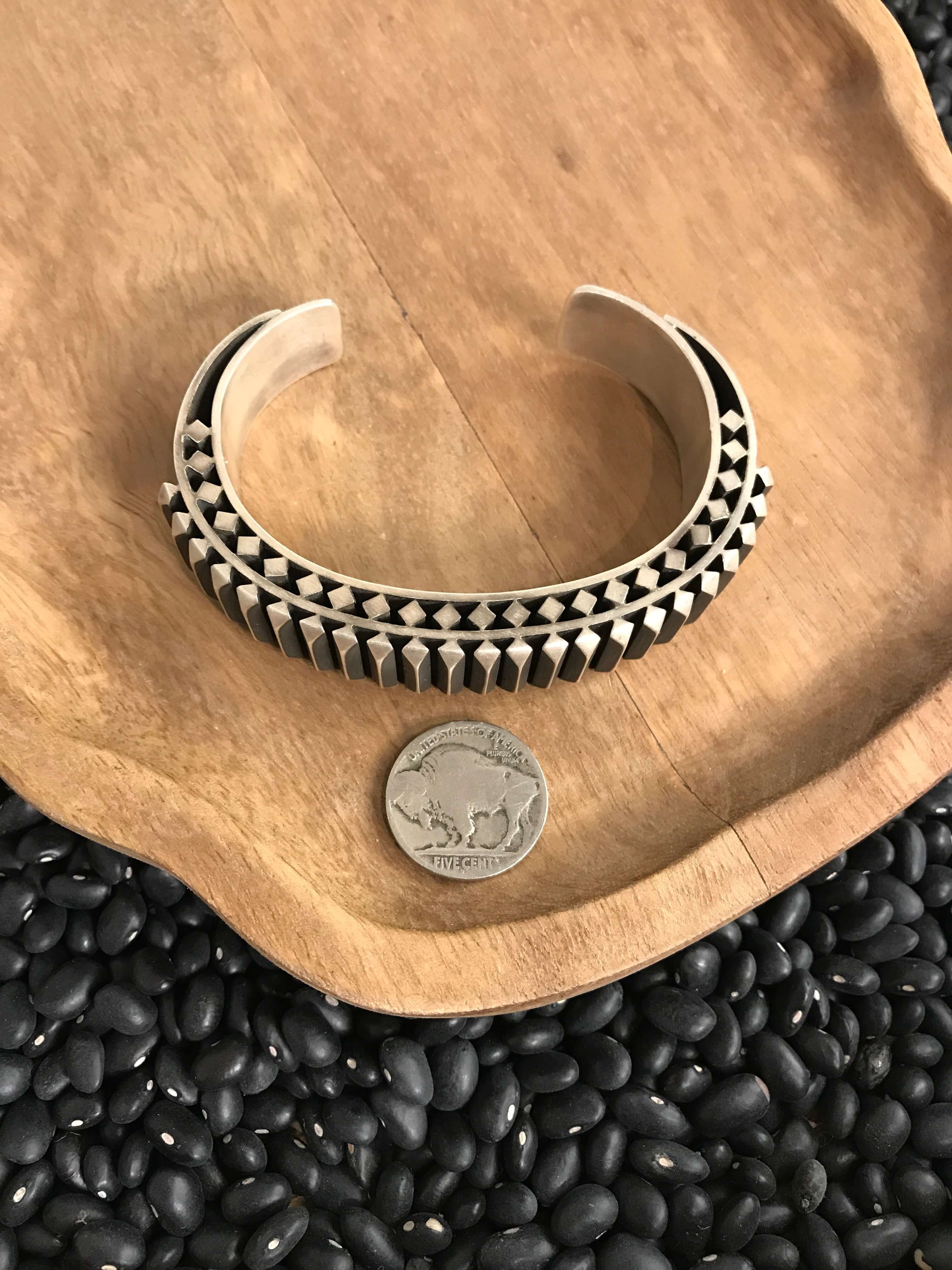 The Snowmass Cuff-Bracelets & Cuffs-Calli Co., Turquoise and Silver Jewelry, Native American Handmade, Zuni Tribe, Navajo Tribe, Brock Texas