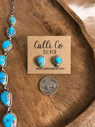 The Kallen Turquoise Lariat Necklace Set, 3-Necklaces-Calli Co., Turquoise and Silver Jewelry, Native American Handmade, Zuni Tribe, Navajo Tribe, Brock Texas
