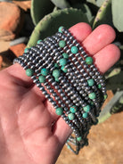 The Barriston Necklace, 20"-Necklaces-Calli Co., Turquoise and Silver Jewelry, Native American Handmade, Zuni Tribe, Navajo Tribe, Brock Texas