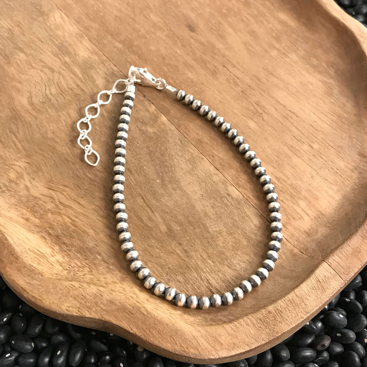 The Marfa 4mm Ankle Bracelet | Calli Co. Silver | Fort Worth, TX