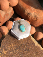 The Nordic 14k and Turquoise Pendant, 10-Pendants-Calli Co., Turquoise and Silver Jewelry, Native American Handmade, Zuni Tribe, Navajo Tribe, Brock Texas