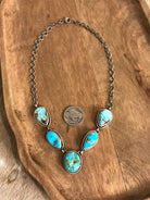 The Lulu Statement Necklace Set, 3-Necklaces-Calli Co., Turquoise and Silver Jewelry, Native American Handmade, Zuni Tribe, Navajo Tribe, Brock Texas