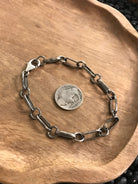 The Dot Dash Chain Bracelet-Bracelets & Cuffs-Calli Co., Turquoise and Silver Jewelry, Native American Handmade, Zuni Tribe, Navajo Tribe, Brock Texas