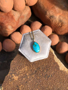 The Nordic 14k and Turquoise Pendant, 11-Pendants-Calli Co., Turquoise and Silver Jewelry, Native American Handmade, Zuni Tribe, Navajo Tribe, Brock Texas