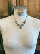 The Lulu Statement Necklace Set, 6-Necklaces-Calli Co., Turquoise and Silver Jewelry, Native American Handmade, Zuni Tribe, Navajo Tribe, Brock Texas