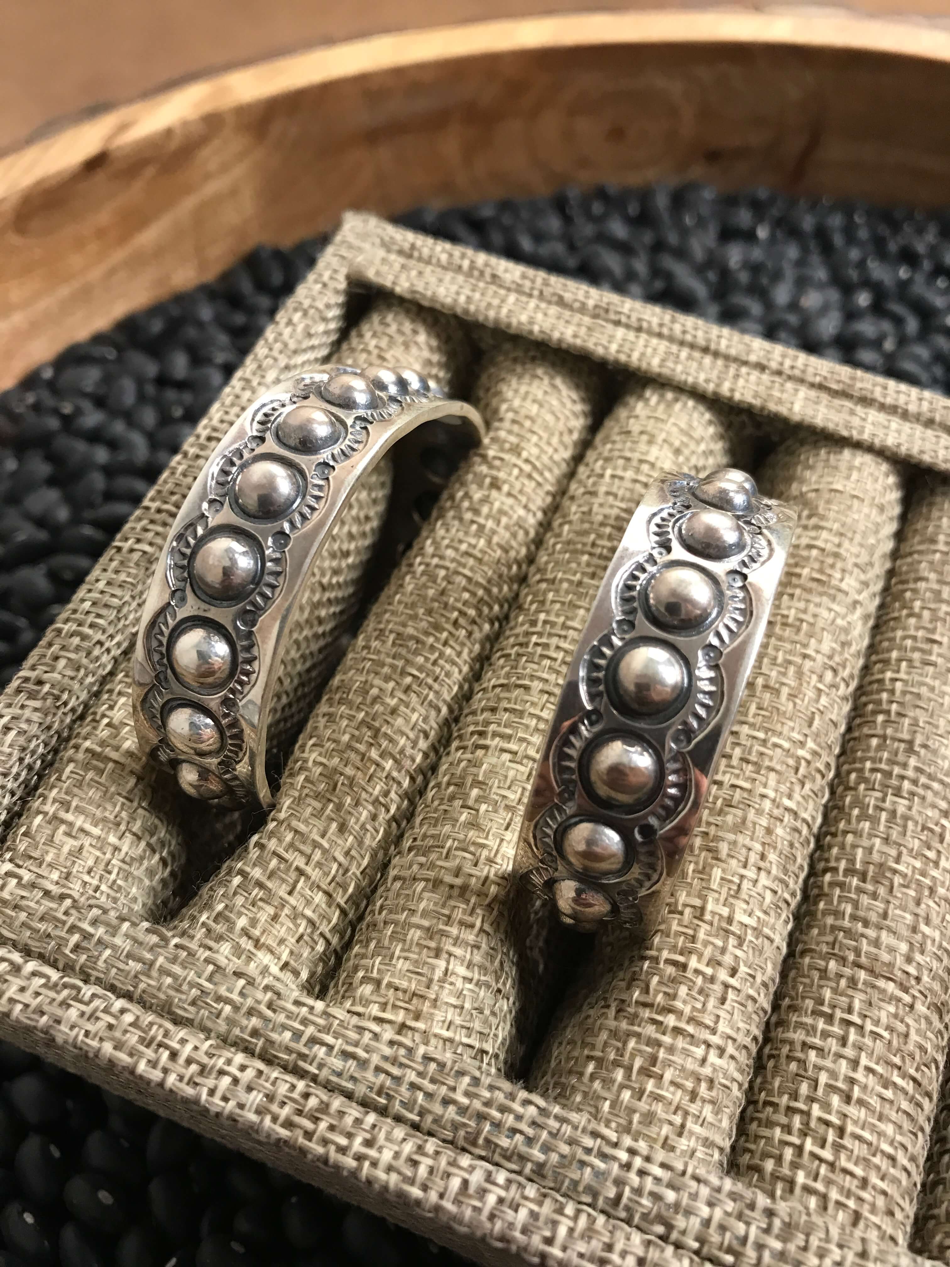 The Leoti Cuff-Bracelets & Cuffs-Calli Co., Turquoise and Silver Jewelry, Native American Handmade, Zuni Tribe, Navajo Tribe, Brock Texas