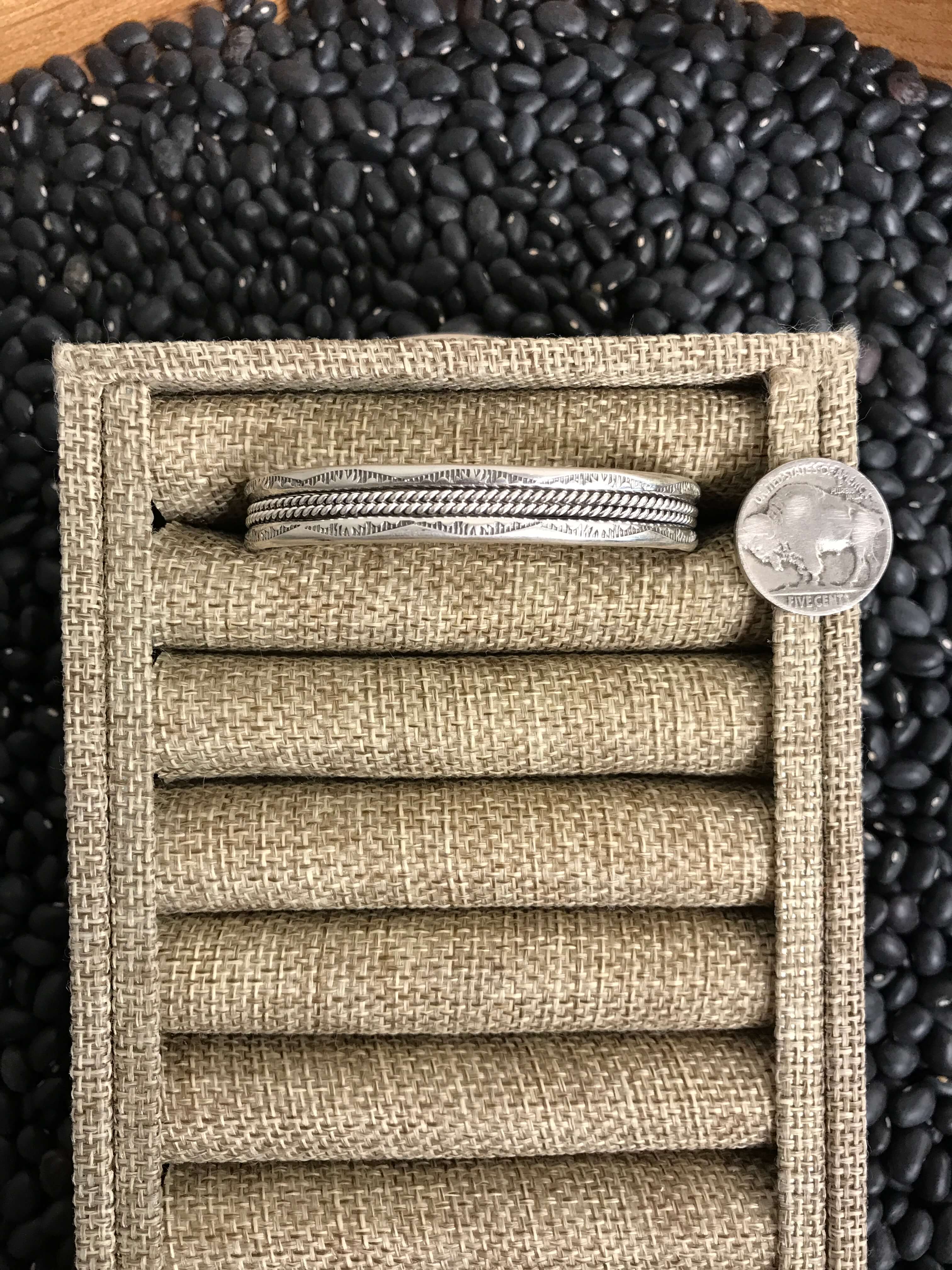 The Babine Cuff-Bracelets & Cuffs-Calli Co., Turquoise and Silver Jewelry, Native American Handmade, Zuni Tribe, Navajo Tribe, Brock Texas