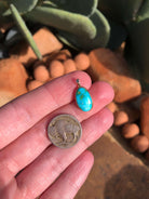 The Nordic 14k and Turquoise Pendant, 11-Pendants-Calli Co., Turquoise and Silver Jewelry, Native American Handmade, Zuni Tribe, Navajo Tribe, Brock Texas