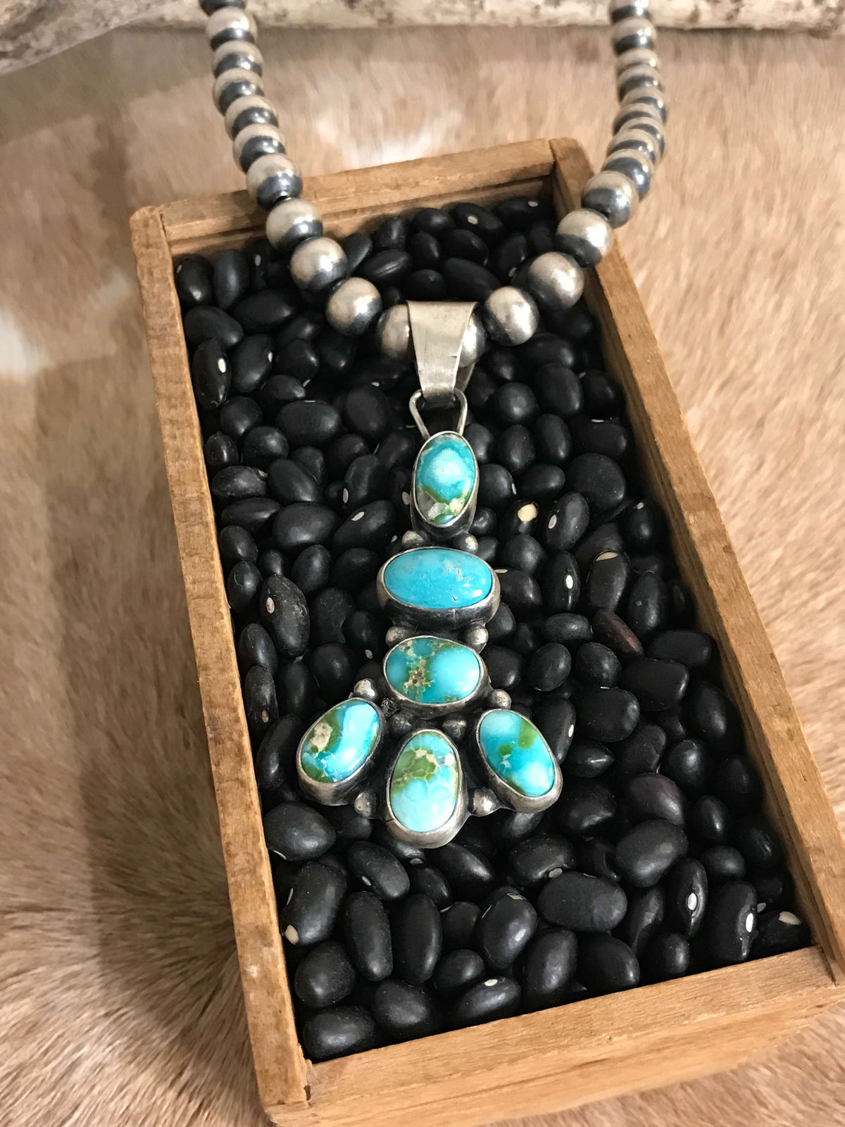 The Tomoka Pendant, 2 xx-Pendants-Calli Co., Turquoise and Silver Jewelry, Native American Handmade, Zuni Tribe, Navajo Tribe, Brock Texas