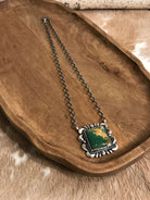 The Cardona Turquoise Necklace, 2-Necklaces-Calli Co., Turquoise and Silver Jewelry, Native American Handmade, Zuni Tribe, Navajo Tribe, Brock Texas