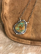 The Cardona Turquoise Necklace, 3 xx-Necklaces-Calli Co., Turquoise and Silver Jewelry, Native American Handmade, Zuni Tribe, Navajo Tribe, Brock Texas